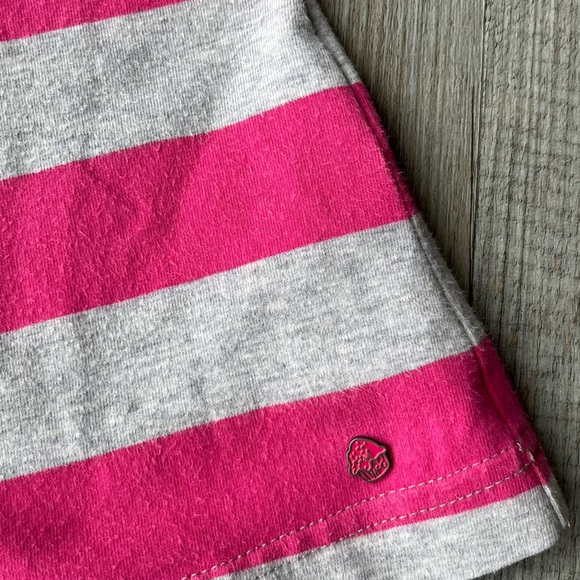 Girls ‘McGregor’ pink & grey striped Polo T-shirt. Like new. - Picture 6 of 8